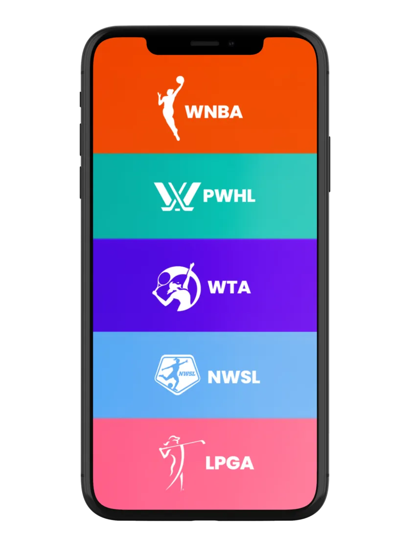 Women's sports draft screen